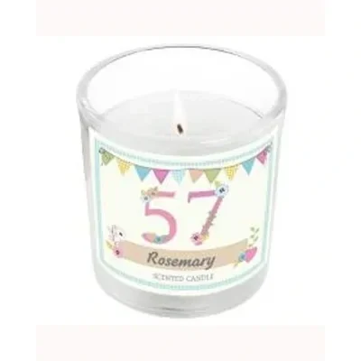 Personalised Birthday Craft Scented Jar Candle