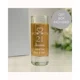 Personalised Birthday Craft Shot Glass Engraved