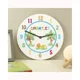 Personalised Blue Animal Alphabet Clock