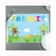 Personalised Blue Animal Alphabet Placemat