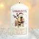 Personalised Boofle Christmas Reindeer Pillar Ca..