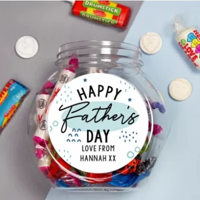 Personalised Father's Day Sweet Jar