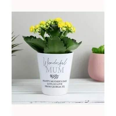 Personalised Free Text Plant Pot