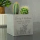 Personalised Highland Cow Concrete Plant Pot