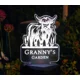 Personalised Highland Cow Garden Solar Light