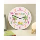 Personalised Pink Animal Alphabet Clock