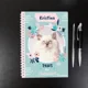Personalised Rachael Hale 'Paws for Thought' Cat..