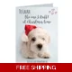 Personalised Rachael Hale Terrier Christmas Card
