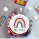 Personalised Rainbow Sweet Jar