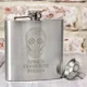 Personalised Sugar Skull Hip Flask