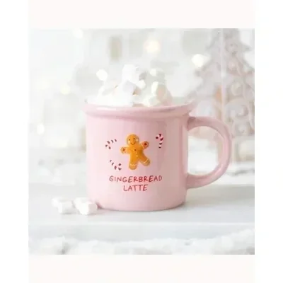 Pink Gingerbread Latte Mug