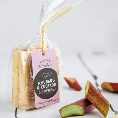 Rhubarb & Custard Shortbread