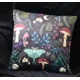 35cm Square Dark Forest Print Cushion