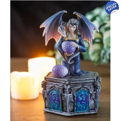 Dragon Friendship Spring Box by Anne Stokes