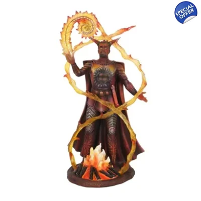 Fire Elemental Wizard Figurine by Anne Stokes