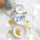 Set of 3 Winter Snowmen Stacking Bowls