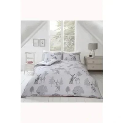 Sherwood Reversible Duvet Set With Piped Edging