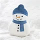 Snowman Shaped Boucle Cushion