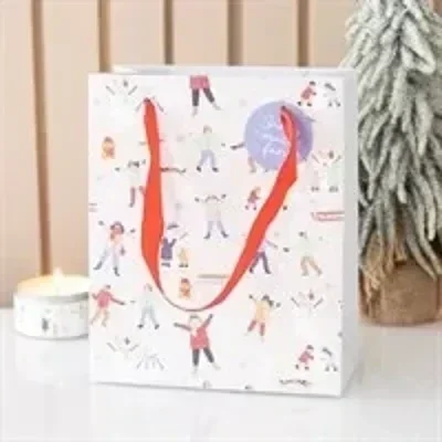 Snow Much Fun Print Gift Bag