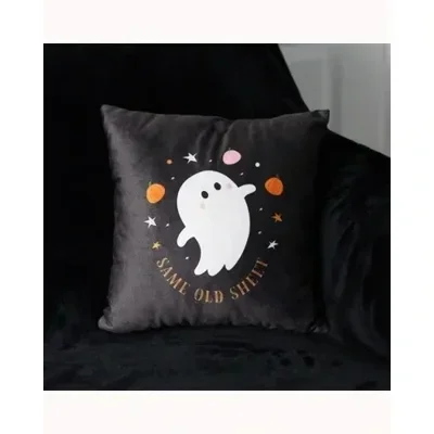Square Same Old Sheet Ghost Cushion