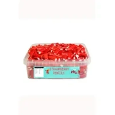 Strawberry Pencils Tub 600g