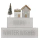 Warm Winter Wishes Stacked Block Sign