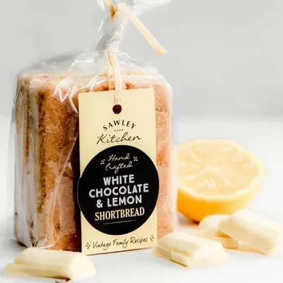 White Chocolate & Lemon Shortbread