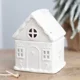 White Gingerbread House Oil Burner