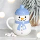Winter Snowman Lidded Mug