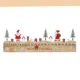 Wooden Advent Calendar with Santa