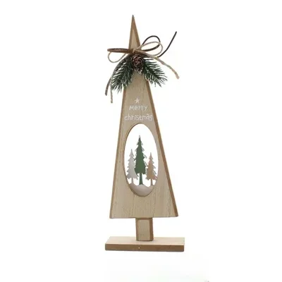 Wooden Tree Standing Ornament
