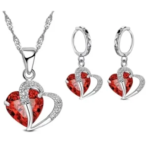 The Amoured Heart Pendant Set