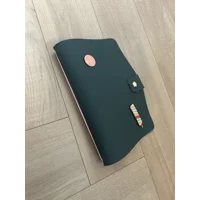 Leather journal - deep teal