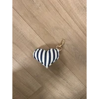 Bagcharm blue stripes