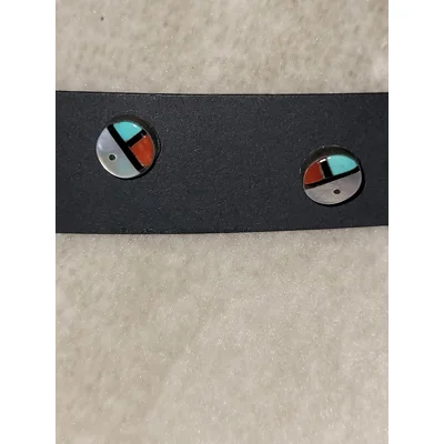 Sunface Zuni Pueblo Stud Earrings