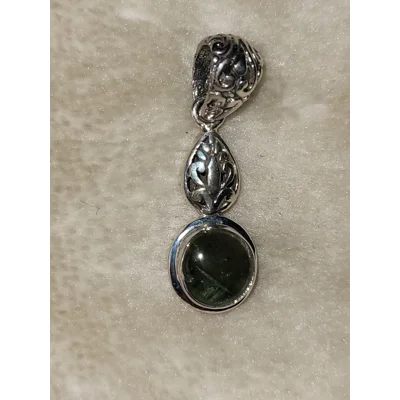 Green Tourmaline SS925 Pendant