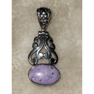Charoite Pendant SS925