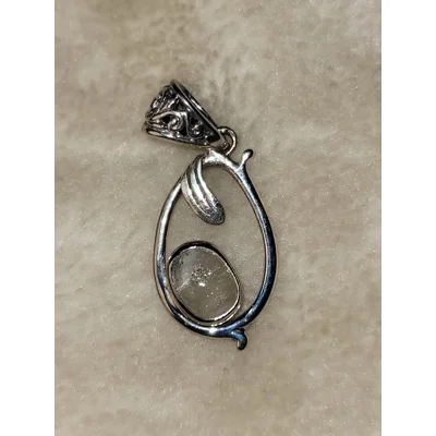 Green Tourmaline Pendant SS925