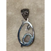 Green Tourmaline Pendant SS925