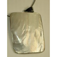 Natural Blister Pearl Pendant with Chain - unmarked