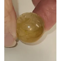 Mini Golden Healer Sphere with Rutile