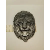 Silver Sheen Obsidian Carved Lion - PalmStone