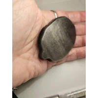 Silver Sheen Obsidian Carved Lion - PalmStone