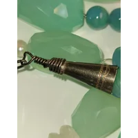 Natural Stones with Fresh Water Pearls Necklace