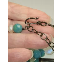 Natural Stones with Fresh Water Pearls Necklace