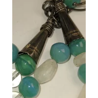 Natural Stones with Fresh Water Pearls Necklace