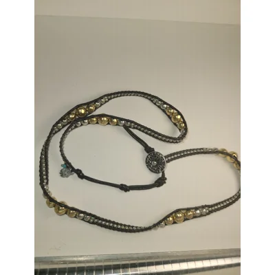 Lucky Brand 24" Leather & Sterling Necklace or Bracelet