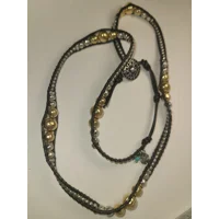Lucky Brand 24" Leather & Sterling Necklace or Bracelet
