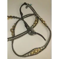 Lucky Brand 24" Leather & Sterling Necklace or Bracelet