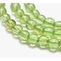 SALE thru Feb 25th!! Peridot 3mm Bead Strand A Grade